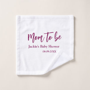 nombre fecha de la ducha de bebé futura mamá rosa 