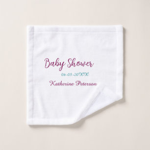 nombre fecha shower de bebé azul amarillo oreja de