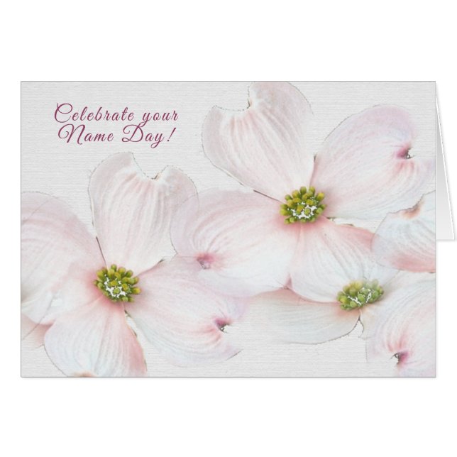 Nombre feliz Flores de arce de día (Anverso (Horizontal))