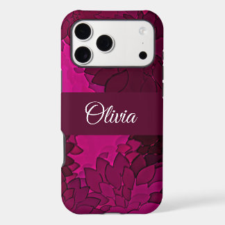 Nombre Floral Fuscia Rosa Elegante
