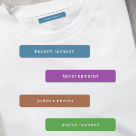 Nombre Hierro En Las Etiquetas De Ropa De Guay