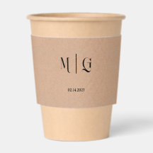 Nombre Inicial Personalizado en Patrón Kraft
