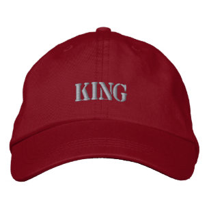 Nombre KING - Gorra bordado - Tapón bordado