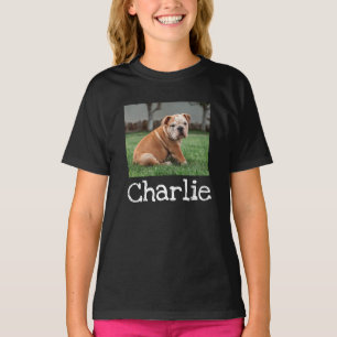 Nombre Mascota Personalizado Y Camiseta Fotográfic