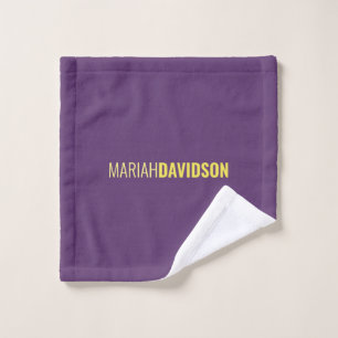 Nombre minimalista Profesional Índigo y Amarillo