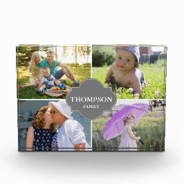 Nombre moderno de la familia y fotos Escudo gris