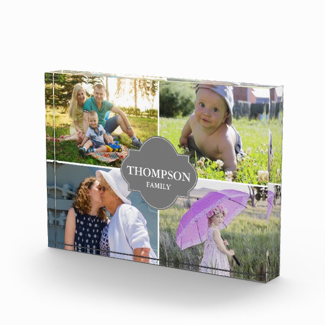 Nombre moderno de la familia y fotos Escudo gris (Derecha)