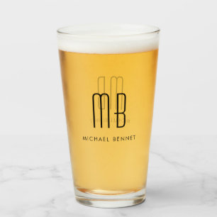 Nombre moderno monogramado