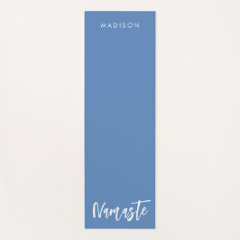 Nombre moderno Nombre Dusty Blue Yoga Mat