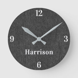 Nombre Moderno Reloj de Pared de 8 pulgadas con