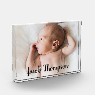 Nombre moderno Script Baby Boy Foto