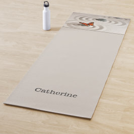 Nombre, Monarch Butterfly Zen Garden Yoga Mat