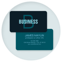 Nombre monogramado de Personalizable negrita simpl