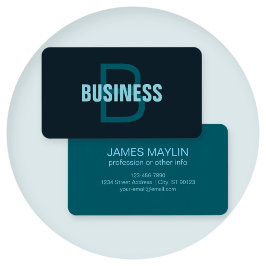 Nombre monogramado de Personalizable negrita simpl