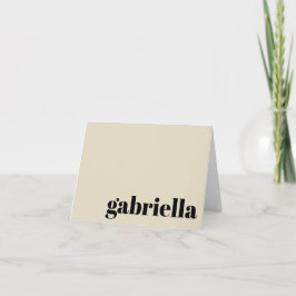 Nombre monogramado de tipografía negrita negra y b