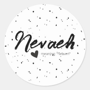 Nombre Nevaeh Significa Etiquetas negras mínimas m