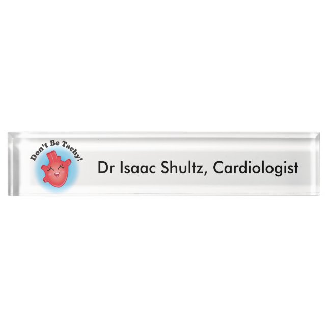 Nombre No sea placa de identificación del escritorio de (Anverso)