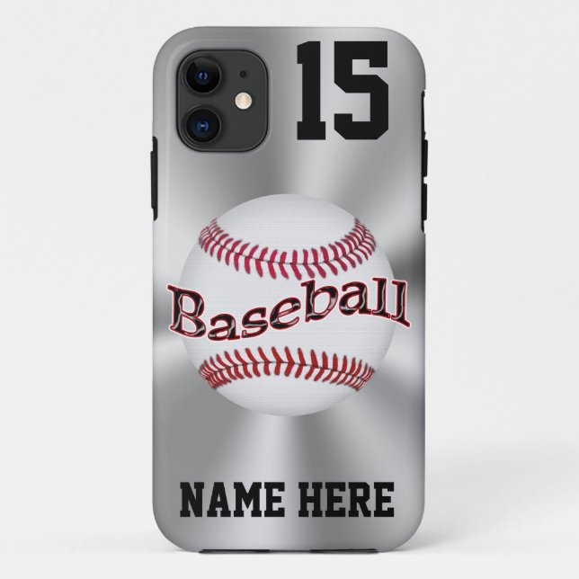 NOMBRE, NÚMERO, Fundas de béisbol Personalizados p (Reverso)
