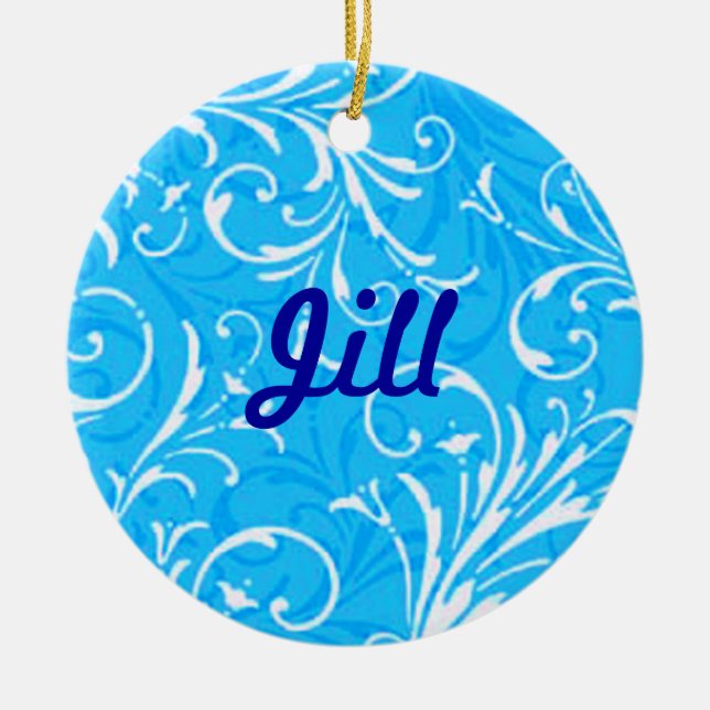 Nombre Ornamental Azul Ornamento (Frente)