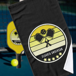 Nombre personal Amarillo Paddle Negro