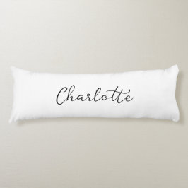 Nombre personalizado Almohada Blanca de Tamaño Com