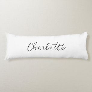 Nombre personalizado Almohada Blanca de Tamaño Com