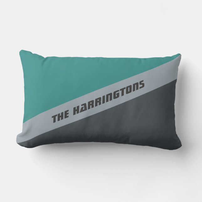 Nombre personalizado almohada de lanzamiento tripl (Anverso)