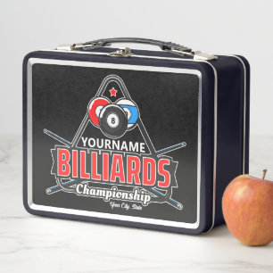 NOMBRE Personalizado Billiards 8 Ball Pool Cue Rac
