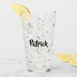 Nombre personalizado blanco plano