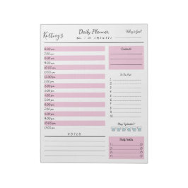 Nombre personalizado Bloc de notas de planificador