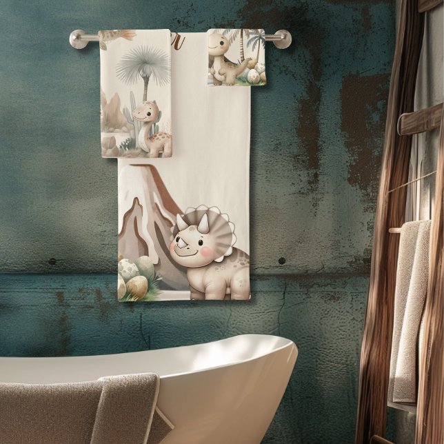 Nombre personalizado Boho Cute Dinosaur (Subido por el creador)