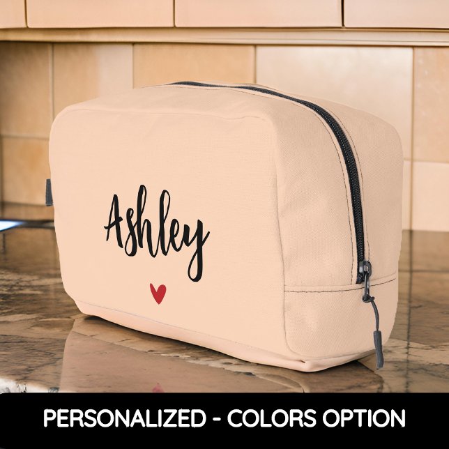 Nombre personalizado Bolsa cosmética para mamá y a (custom wedding toiletry bag, unique bridal gift, trendy toiletry bag, monogrammed travel bag)