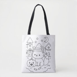 Nombre personalizado Bolsa de colorear de Hallowee