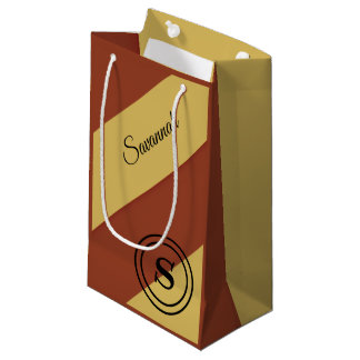 Nombre personalizado Bolsa de regalo pequeña roja