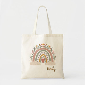 Nombre personalizado Bolsa de tocador arcoiris Boh