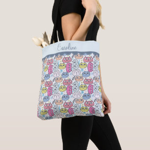 Nombre personalizado Bolsa de Tote, bolsa de compr