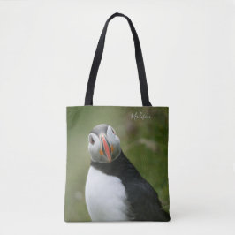 Nombre personalizado Bolsos de Puffin