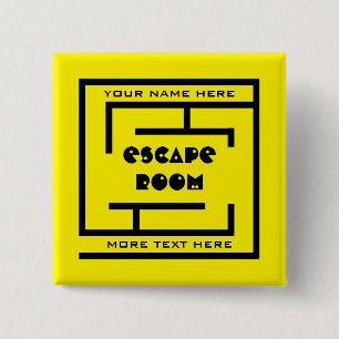 Nombre personalizado botón Escape Room con logotip