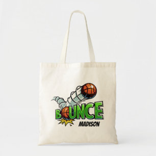 Nombre personalizado BOUNCE Baloncesto en bolsas