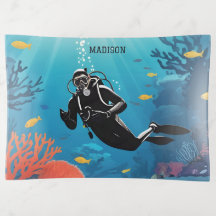Nombre personalizado Buceador Scuba