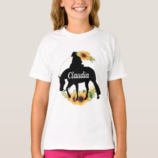 Nombre personalizado Camisa de carreras de barril 