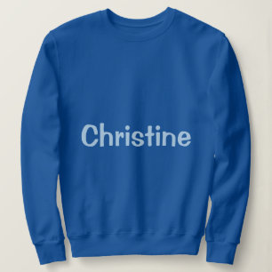 Nombre personalizado Camisa sudadera básica para m