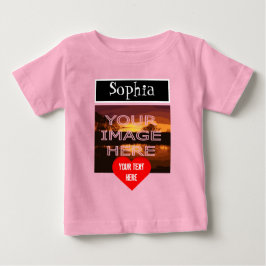 Nombre personalizado Camiseta para bebés personali