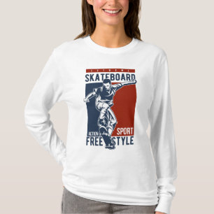Nombre personalizado camisetas de Skateboarding y 