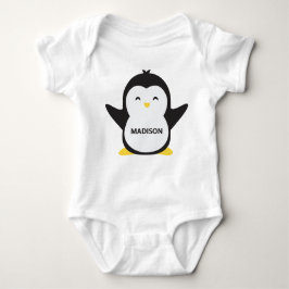 Nombre personalizado camisetas lindos de pingüino