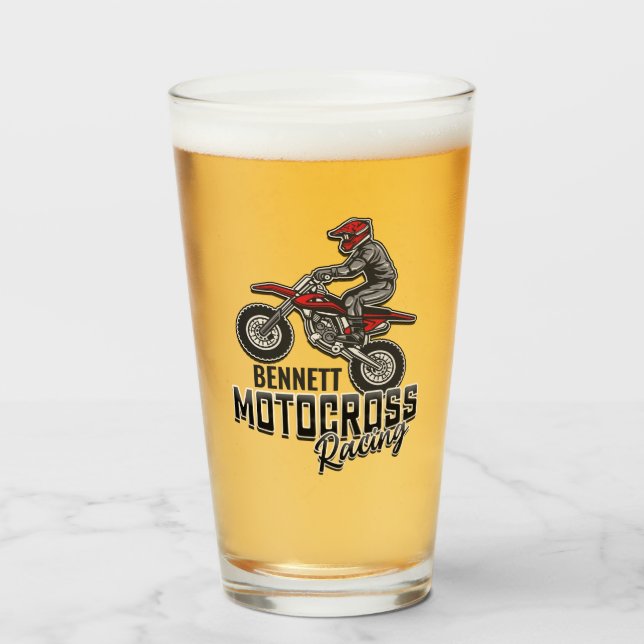 NOMBRE personalizado Carreras Motocross de ciclism (Anverso (lleno))