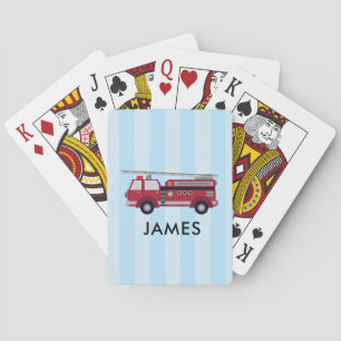 Nombre personalizado Cartas de juego de camiones d