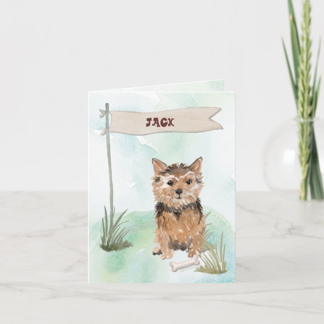 Nombre personalizado Chocolate Lab Mascota Perro (Anverso)