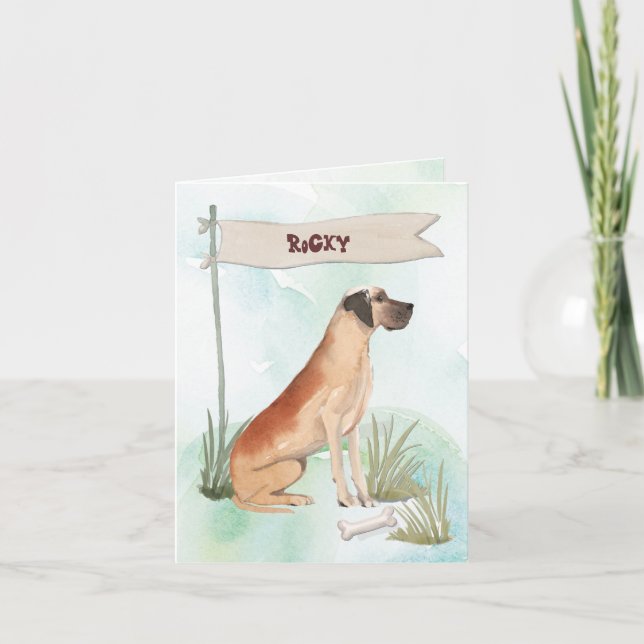 Nombre personalizado Chocolate Lab Mascota Perro (Anverso)