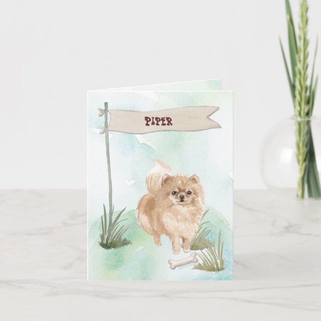 Nombre personalizado Chocolate Lab Mascota Perro (Anverso)